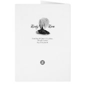 失意の日のガの女の子の挨拶状 (裏面)