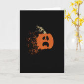 失敗したカボチャ カード (黄色い花)