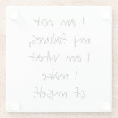 失敗したガラスコースターではない ガラスコースター (裏面)