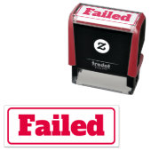 失敗したビジネスシンプルドキュメントの自己手書きスタンプ セルフインキングスタンプ (インサイチュ)