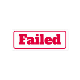 失敗したビジネスシンプルドキュメントの自己手書きスタンプ セルフインキングスタンプ