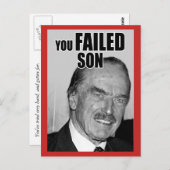 「失敗した息子よ」 ポストカード (正面/裏面)