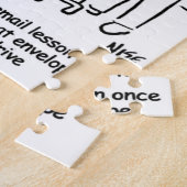 失敗した電子メールコンピュータのレッスン ジグソーパズル (側面)