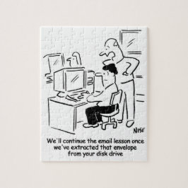 失敗した電子メールコンピュータのレッスン ジグソーパズル