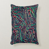 失敗しストライプて通過するループまたはループ アクセントクッション (正面(垂直))