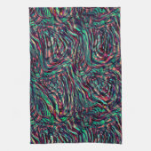 失敗しストライプて通過するループまたはループ キッチンタオル (縦)