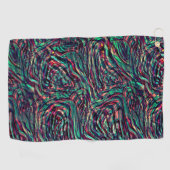 失敗しストライプて通過するループまたはループ ゴルフタオル (横)