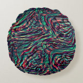 失敗しストライプて通過するループまたはループ ラウンドクッション (正面)