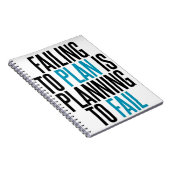 失敗することを計画しないで下さい ノートブック (右側)