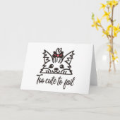 失敗するにはかわいすぎる カード (黄色い花)