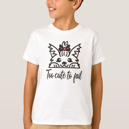 失敗するには可愛すぎる Tシャツ (正面)