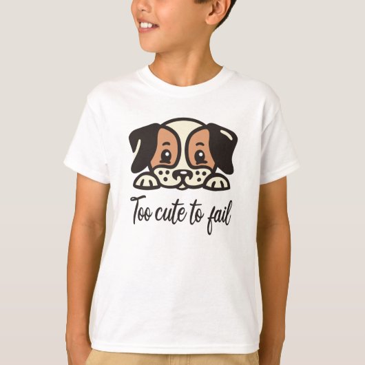 失敗するには可愛すぎる Tシャツ (正面)