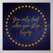 失敗するのはストップ木の壁だ ポスター (正面)