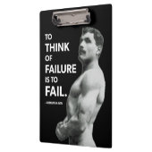 失敗する（アーサー・サクソン） – 旧学校ボディビル クリップボード (左)