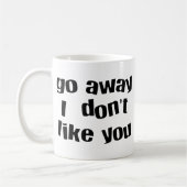 失敗す遠くにる コーヒーマグカップ (左)