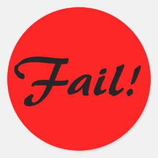 失敗だ！ ラウンドシール