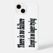 失敗なし(試行されないやる気を起こさせる引用文) Case-Mate iPhoneケース (裏面)