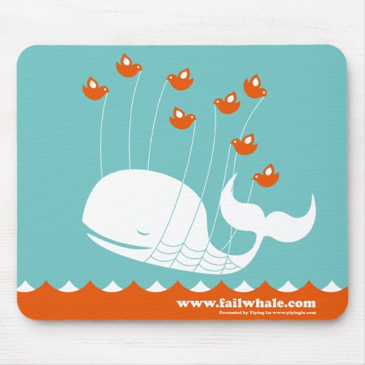 失敗のクジラのマウスパッド マウスパッド (正面)