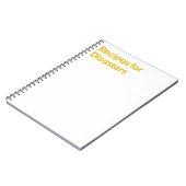 失敗のレシピ ノートブック (左側)