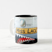 失敗のレースB-24の鼻の芸術(ヴィンテージの胴体) ツートーンマグカップ (正面左)