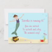 失敗の人魚のパーティの招待状 招待状 (正面)