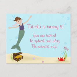 失敗の人魚のパーティの招待状 招待状