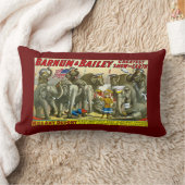 失敗の友Du Pontはサーカス象Barnumを訓練しました ランバークッション (ブランケット)