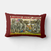 失敗の友Du Pontはサーカス象Barnumを訓練しました ランバークッション (裏面)