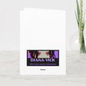 失敗の子猫の挨拶状 カード (裏面)