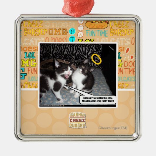 失敗の潔白な人 メタルオーナメント (正面)