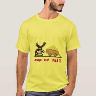 失敗の8ビット跳躍 Tシャツ