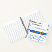 "失敗はポイントストップではない" – ジャーナル・ブック ノートブック (内部)