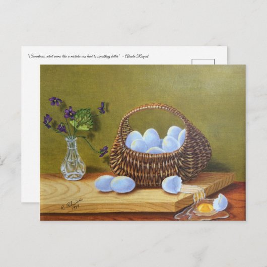 失敗は何かより良いポストカードにつながる ポストカード (正面/裏面)