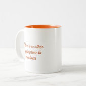 失敗は大物の泥沼の一つ ツートーンマグカップ (正面左)