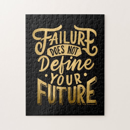 失敗は将来を定義しない ジグソーパズル (縦)