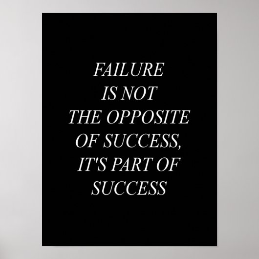 失敗は成功の反対ではない ポスター (正面)