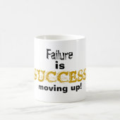 失敗は成功へのステップ ゴールド名言 コーヒーマグカップ (中央)