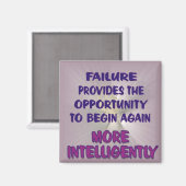 失敗は機会を与える マグネット (正面/裏面)