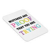 失敗は試みている証拠だ マグネット (右側)