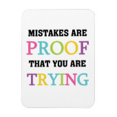 失敗は試みている証拠だ マグネット (縦)