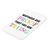 失敗は試みている証拠だ マグネット (左側)