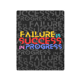 失敗は進行中の成功やる気を起こさせる引用文 メタルプリント