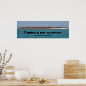 失敗は選択の余地がない ポスター (キッチン)