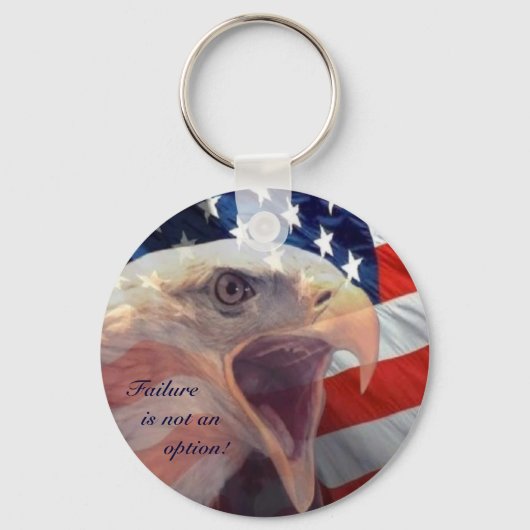 失敗は選択肢ではない! キーホルダー (正面)