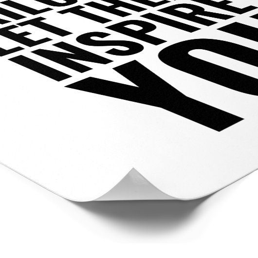 失敗を埋めるな |感動的引用文 ポスター (角)