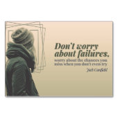 失敗を心配しないで下さい テーブルナンバー (正面)