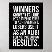 失敗を成功への足踏み石に変える ポスター (正面)