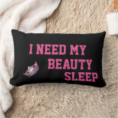 失敗アメリカのスタイルの王冠の必要性私の睡眠の枕 ランバークッション (ブランケット)