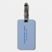 失敗アメリカのスタイルの王冠の荷物のラベル ラゲッジタグ (裏面縦)