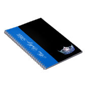 失敗アメリカのスタイルの青い王冠のノート ノートブック (右側)